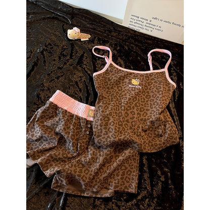 Hello Kitty Leopard Print Pajamas Set