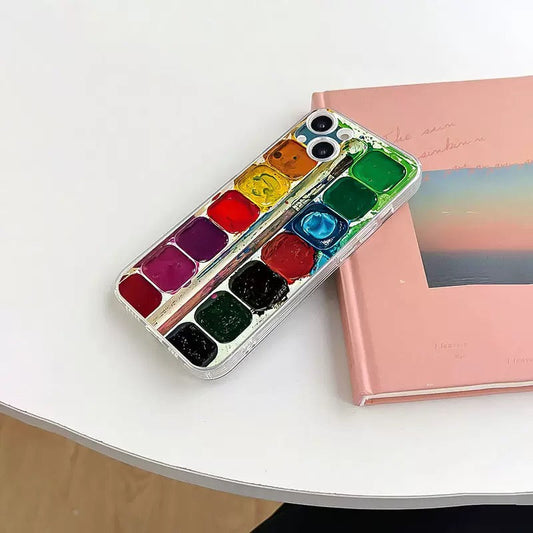 Watercolor Palette iPhone Case