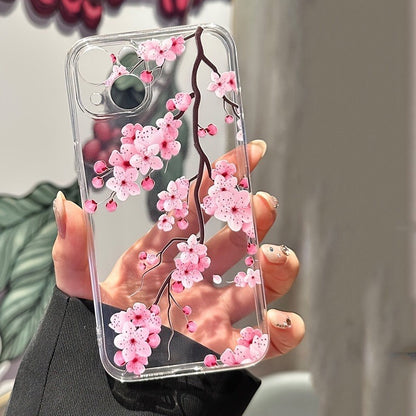 Sakura Tree Branch Clear iPhone Case