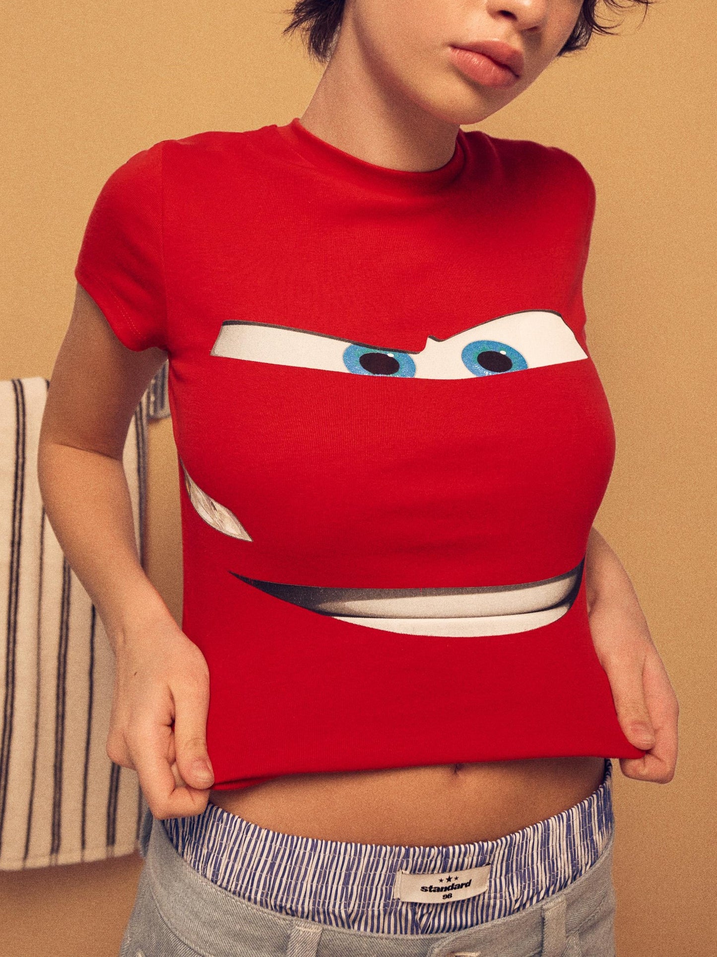 Cars '95' Graphic Crop Top