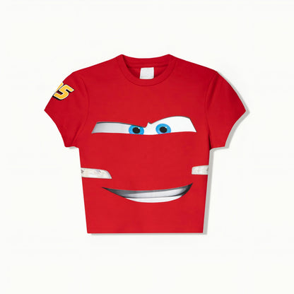 Cars '95' Graphic Crop Top