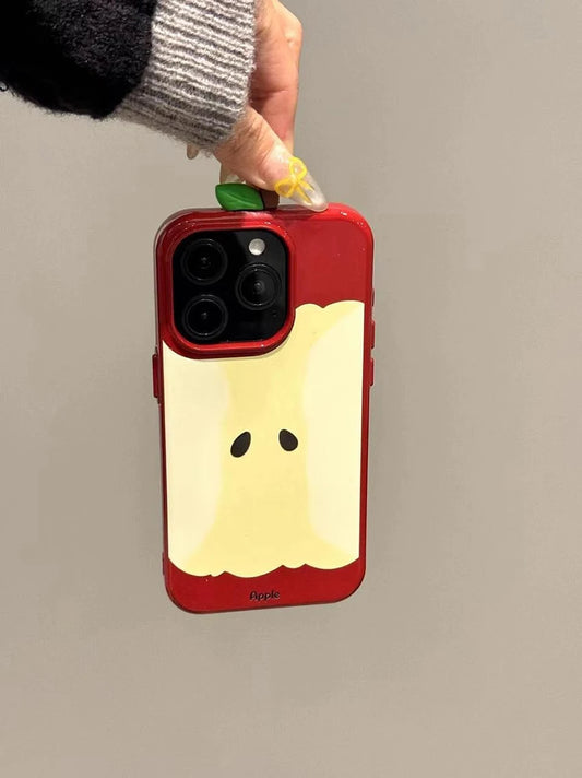 Cartoon Apple Fruit iPhone Case