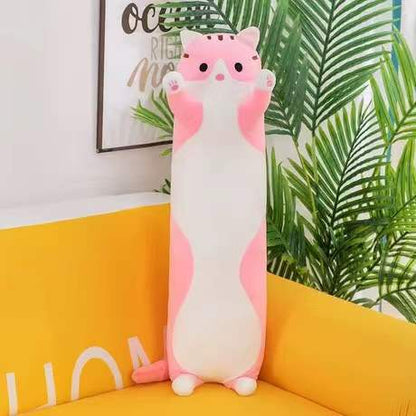 Cat Bolster Plush Pillow