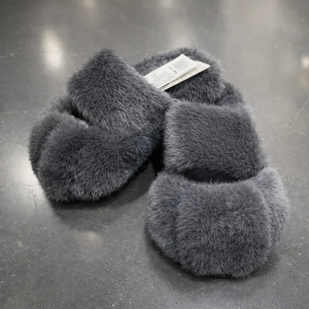 Cat Paw Plush Slippers