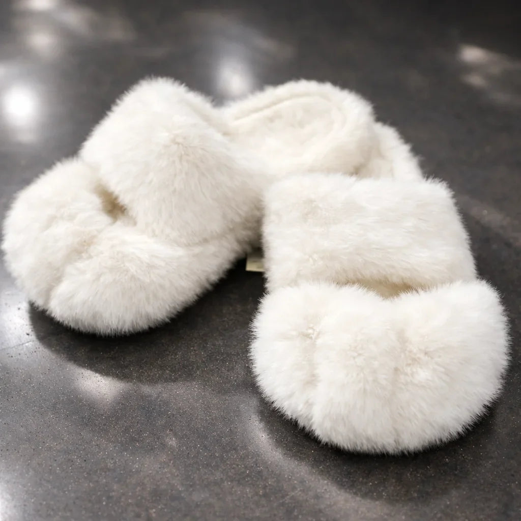 Cat Paw Plush Slippers