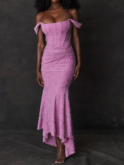 Cesca Rose Pink Floral Maxi Dress