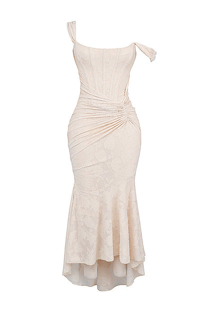 Cesca Vintage Cream Floral Maxi Dress