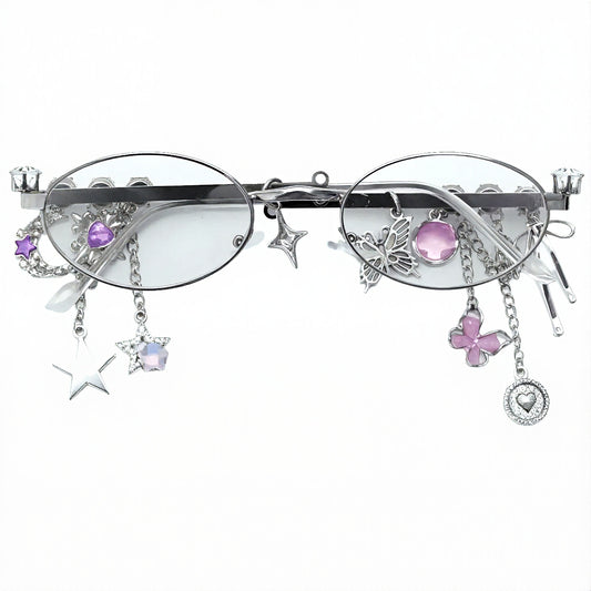 Charm Drop Statement Glasses