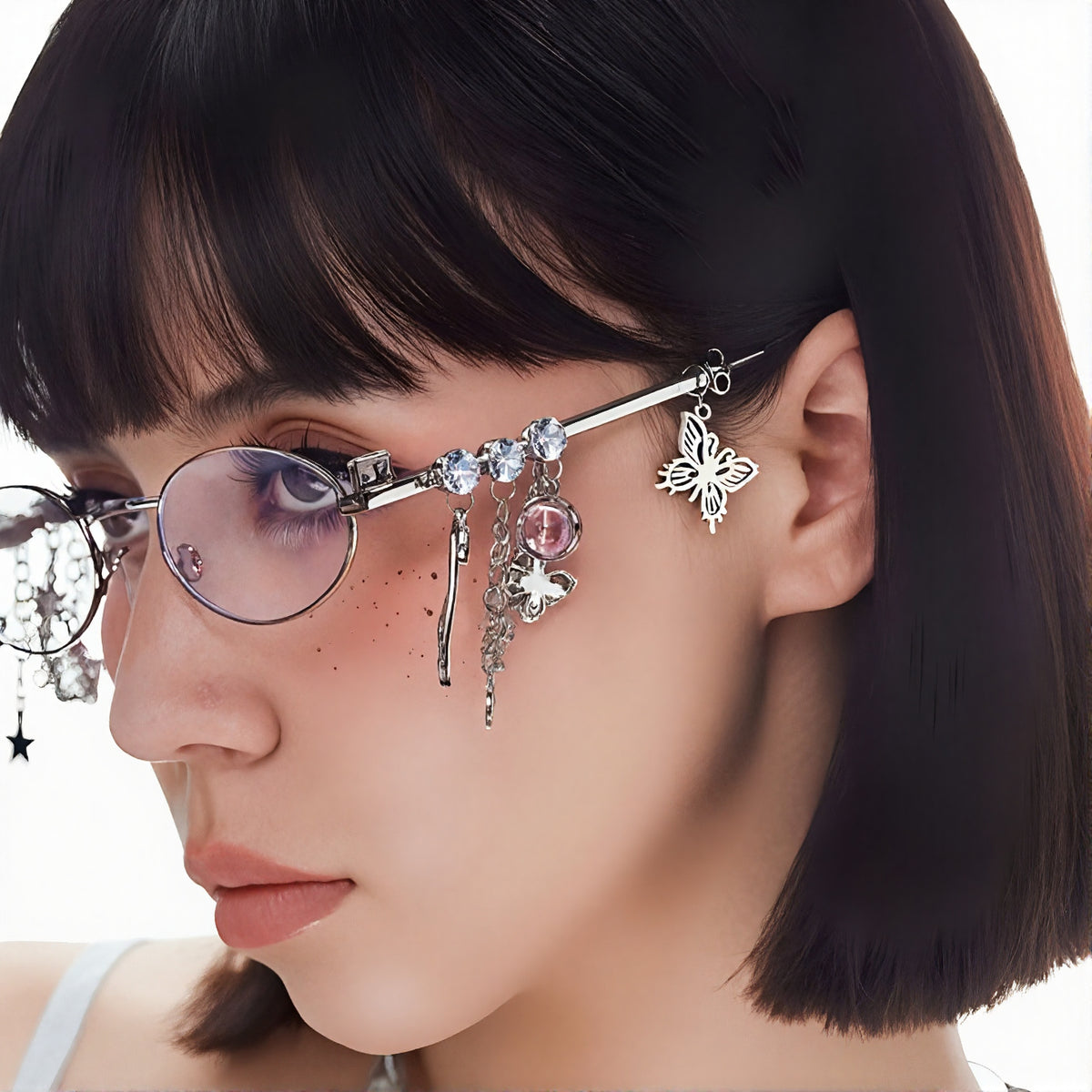 Charm Drop Statement Glasses