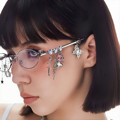 Charm Drop Statement Glasses