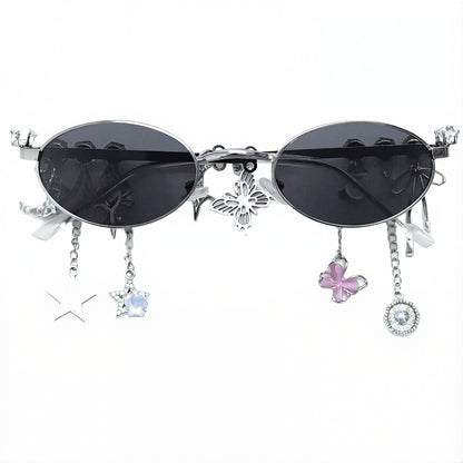 Charm Drop Statement Glasses