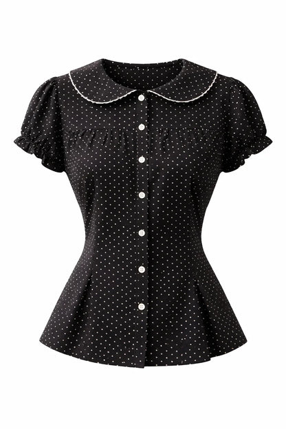 Cherry Darling Button-Up Blouse