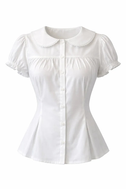Cherry Darling Button-Up Blouse