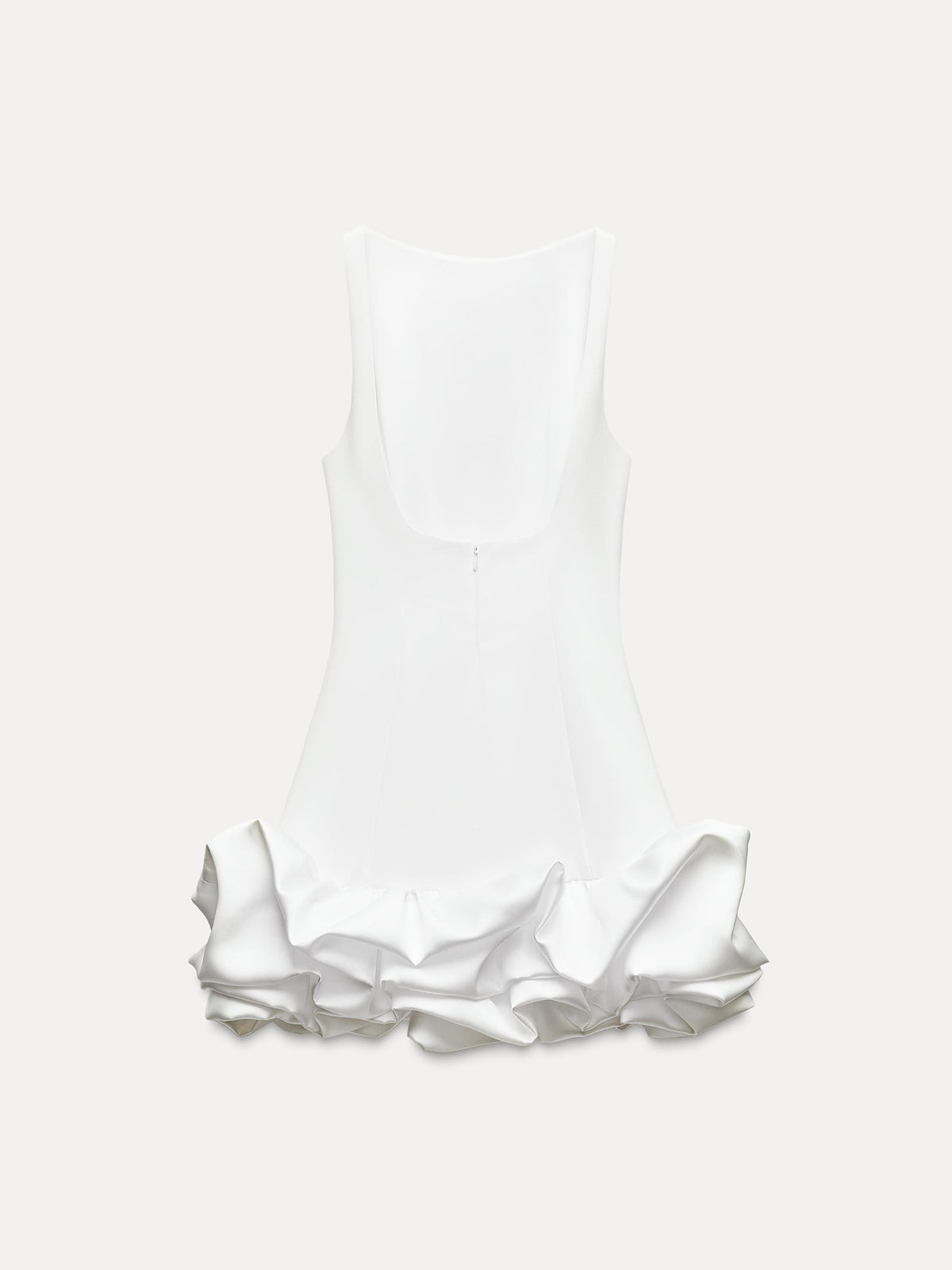 Combination Puff Hem Jumpsuit Dress