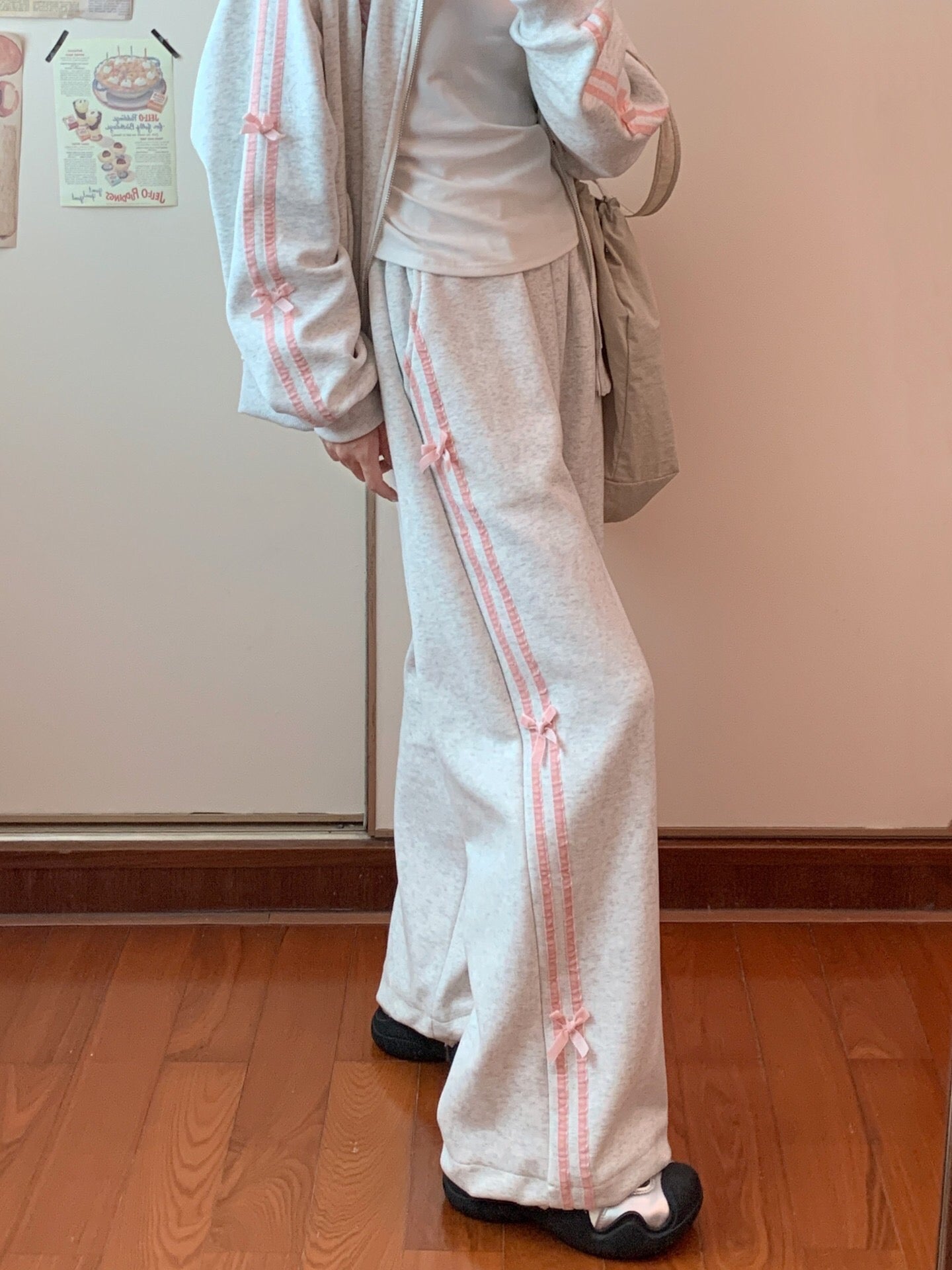 Coquette Bows Side-Stripe Tracksuit