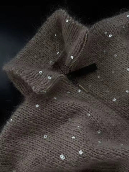 Cosmic Dust Sequin Sweater