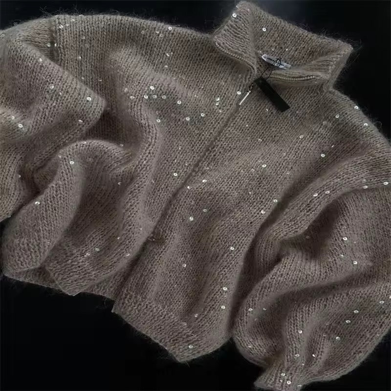 Cosmic Dust Sequin Sweater