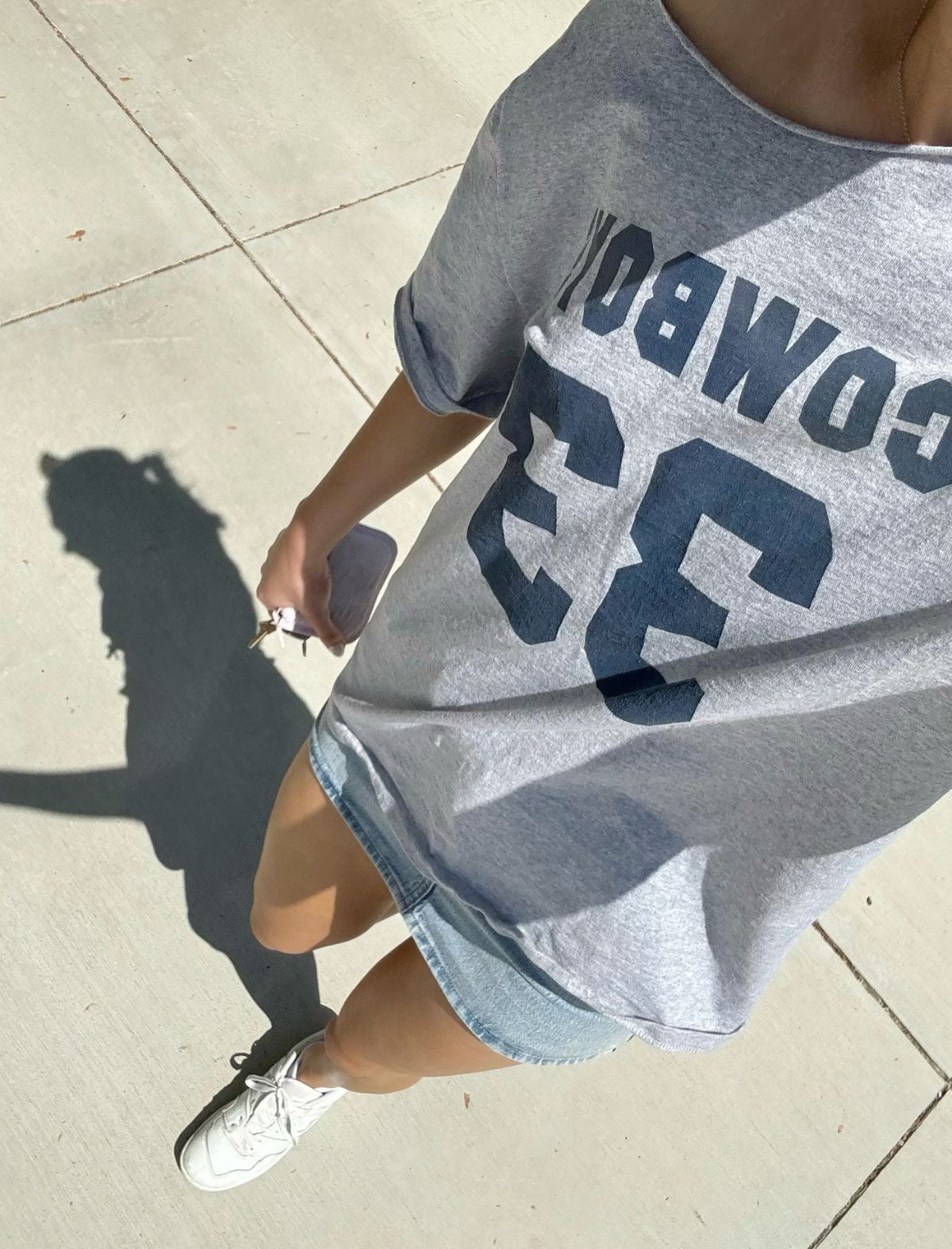 Cowboys 33 Off-shoulder Tee