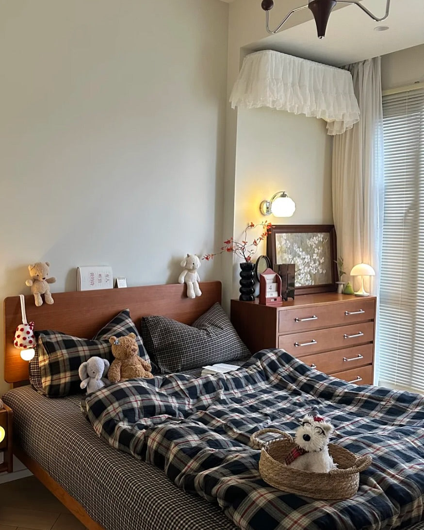 Coziness Plaid Flannel Bedding Set
