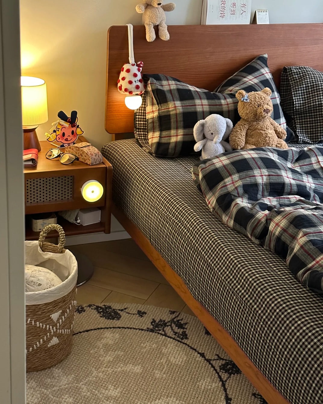 Coziness Plaid Flannel Bedding Set