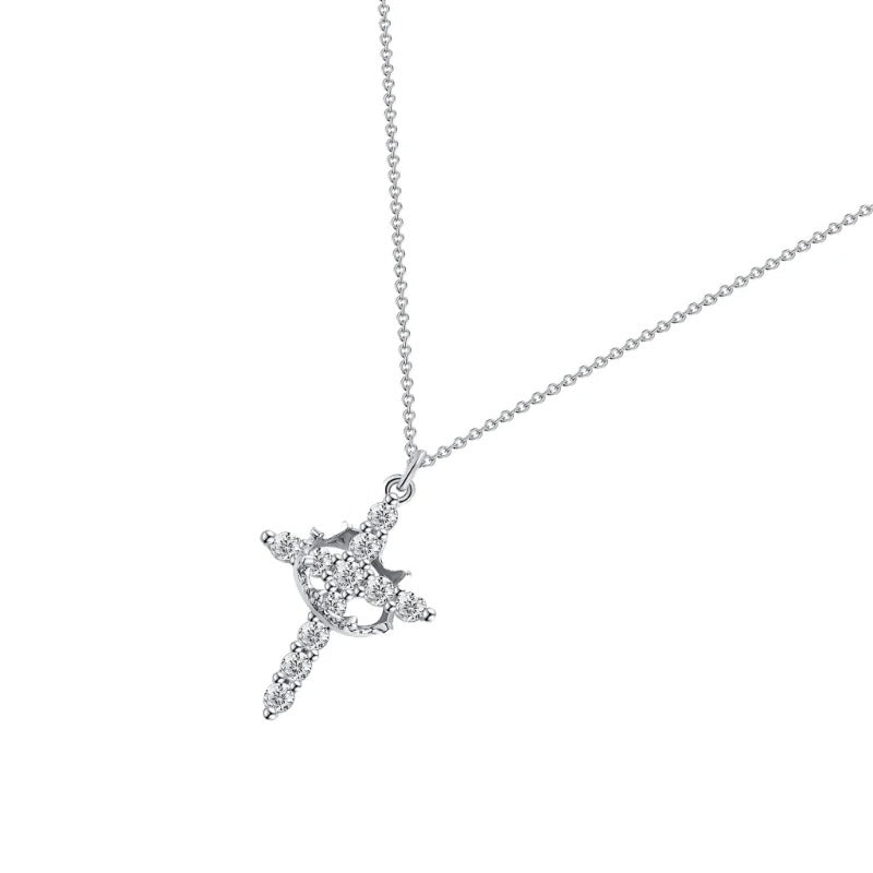 Crown Cross Necklace