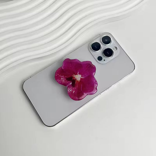 Cymbidium Orchid Acrylic Phone Grip