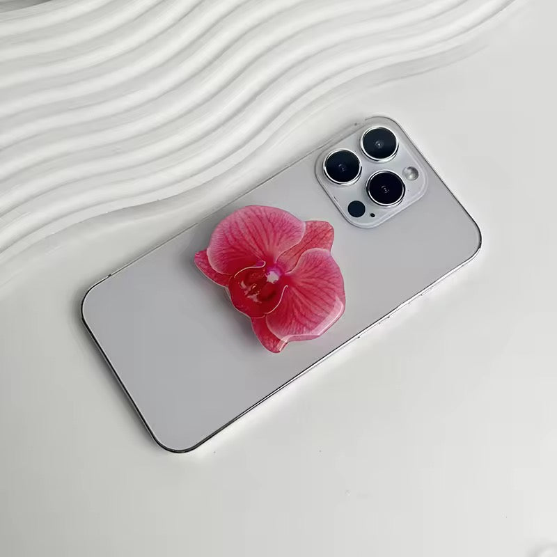 Cymbidium Orchid Acrylic Phone Grip