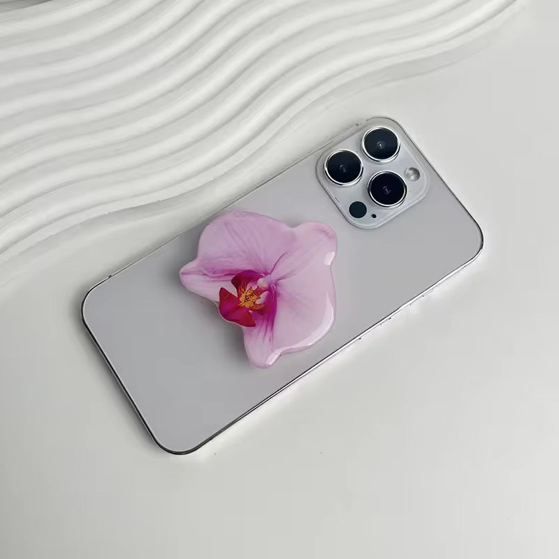 Cymbidium Orchid Acrylic Phone Grip