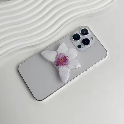 Cymbidium Orchid Acrylic Phone Grip
