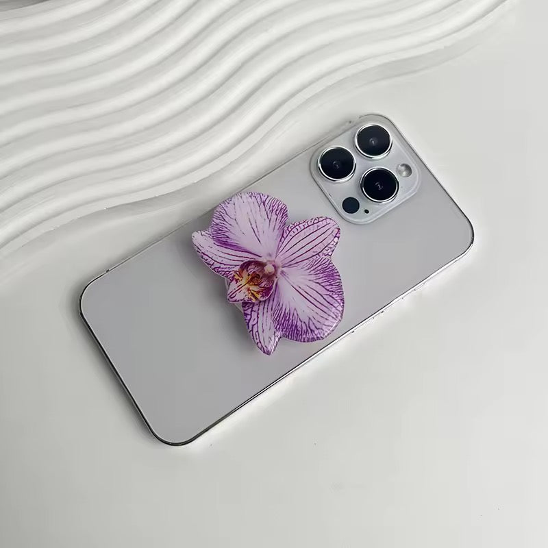 Cymbidium Orchid Acrylic Phone Grip