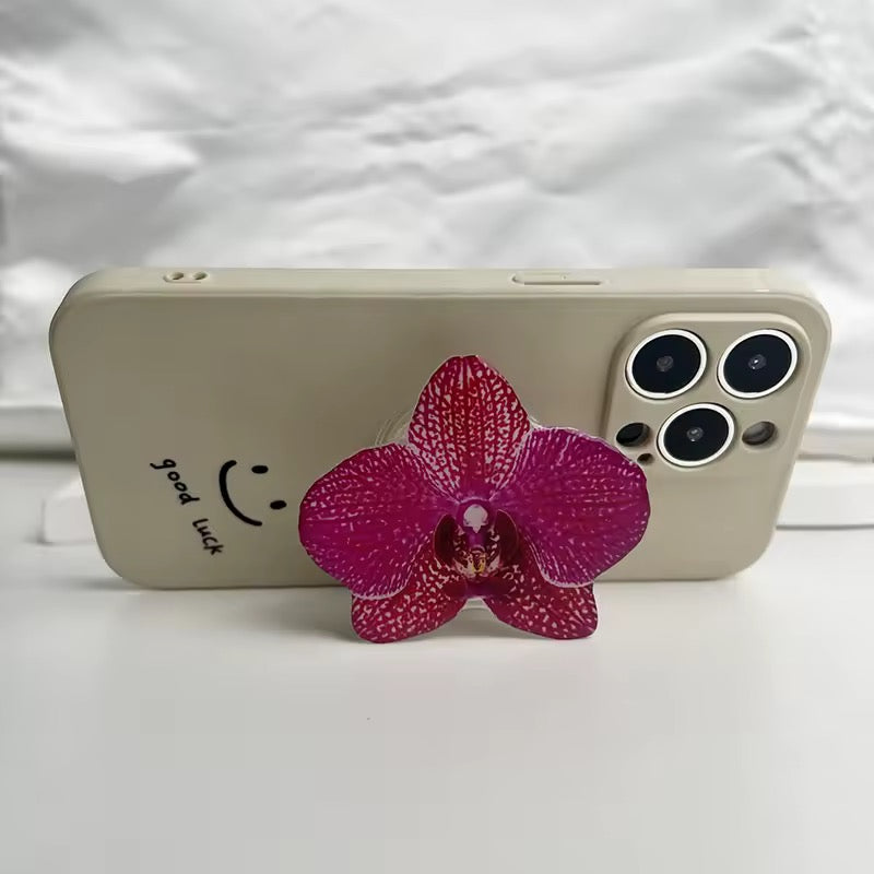 Cymbidium Orchid Acrylic Phone Grip