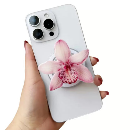 Cymbidium Orchid Acrylic Phone Grip