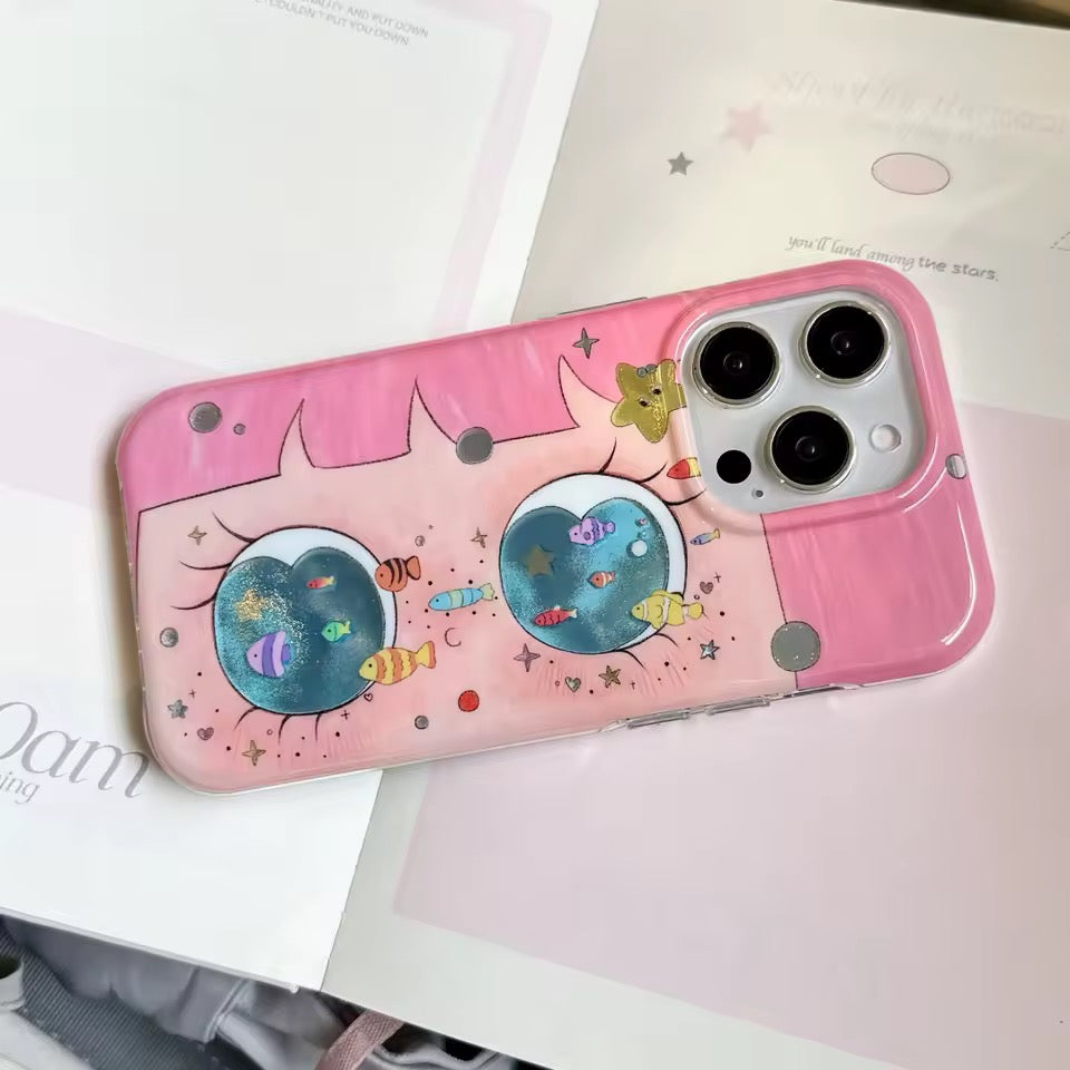 Anime Girl Blue Eyes iPhone Case