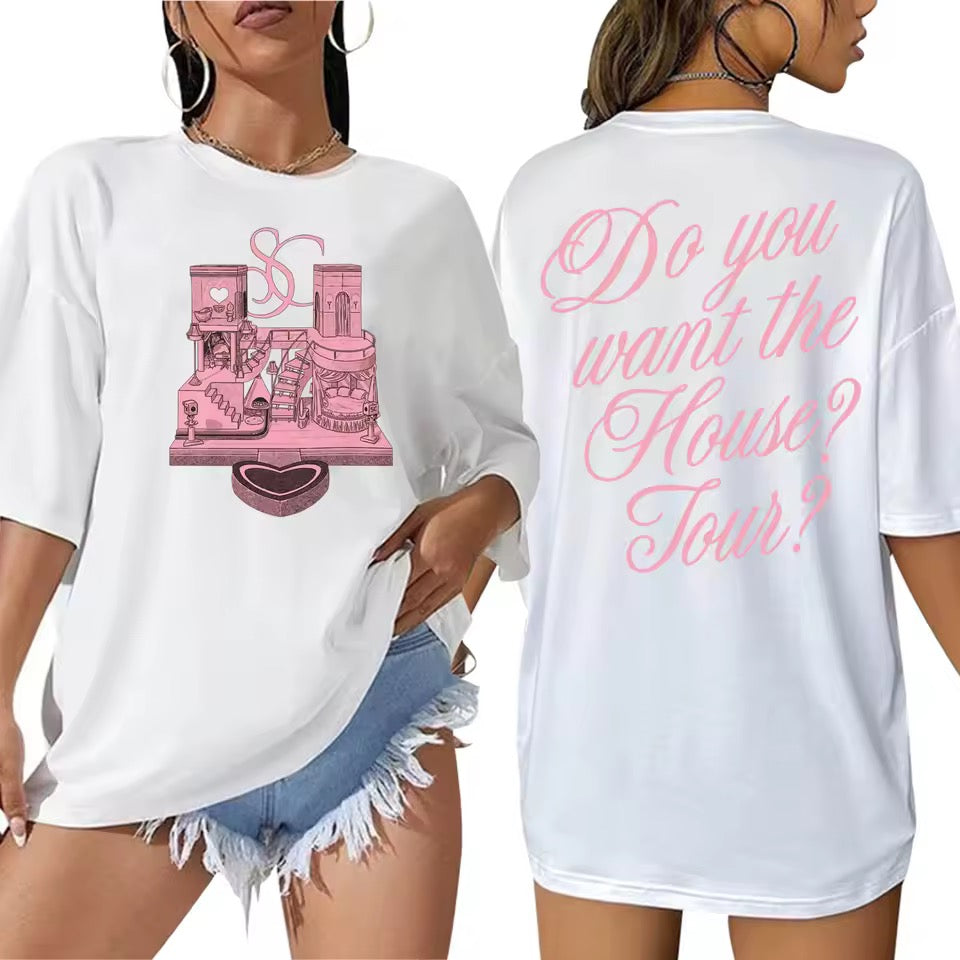 Sabrina Carpenter “House Tour” Oversized Tee
