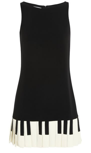 Moschino Piano Keys Mini Dress