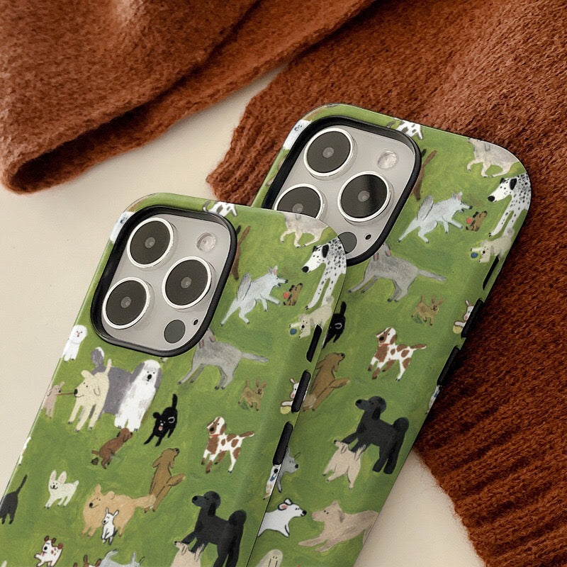 Dogs Everywhere iPhone Case