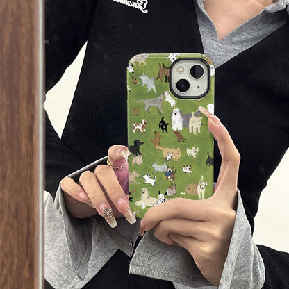 Dogs Everywhere iPhone Case