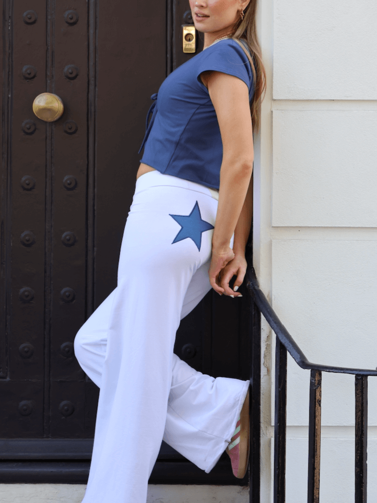 Double Embroidered Star Joggers