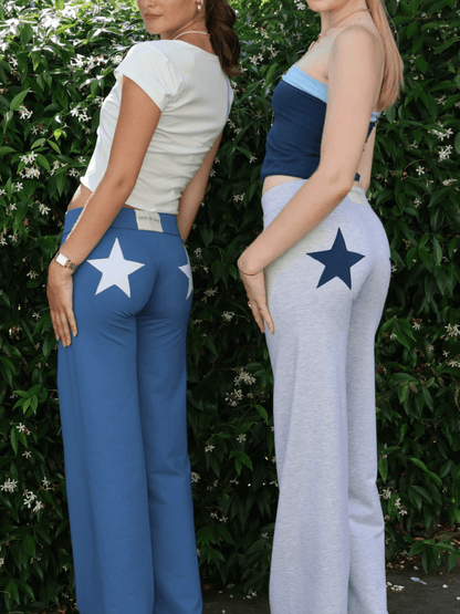 Double Embroidered Star Joggers