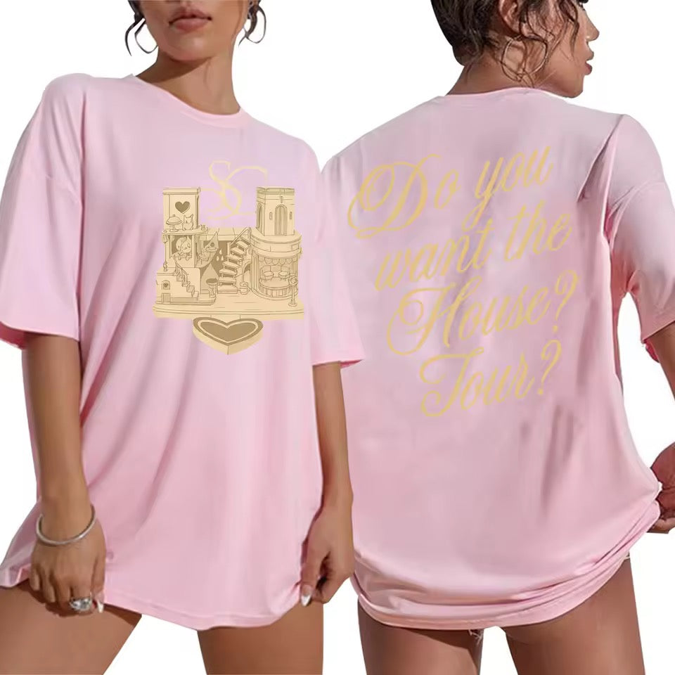 Sabrina Carpenter “House Tour” Oversized Tee