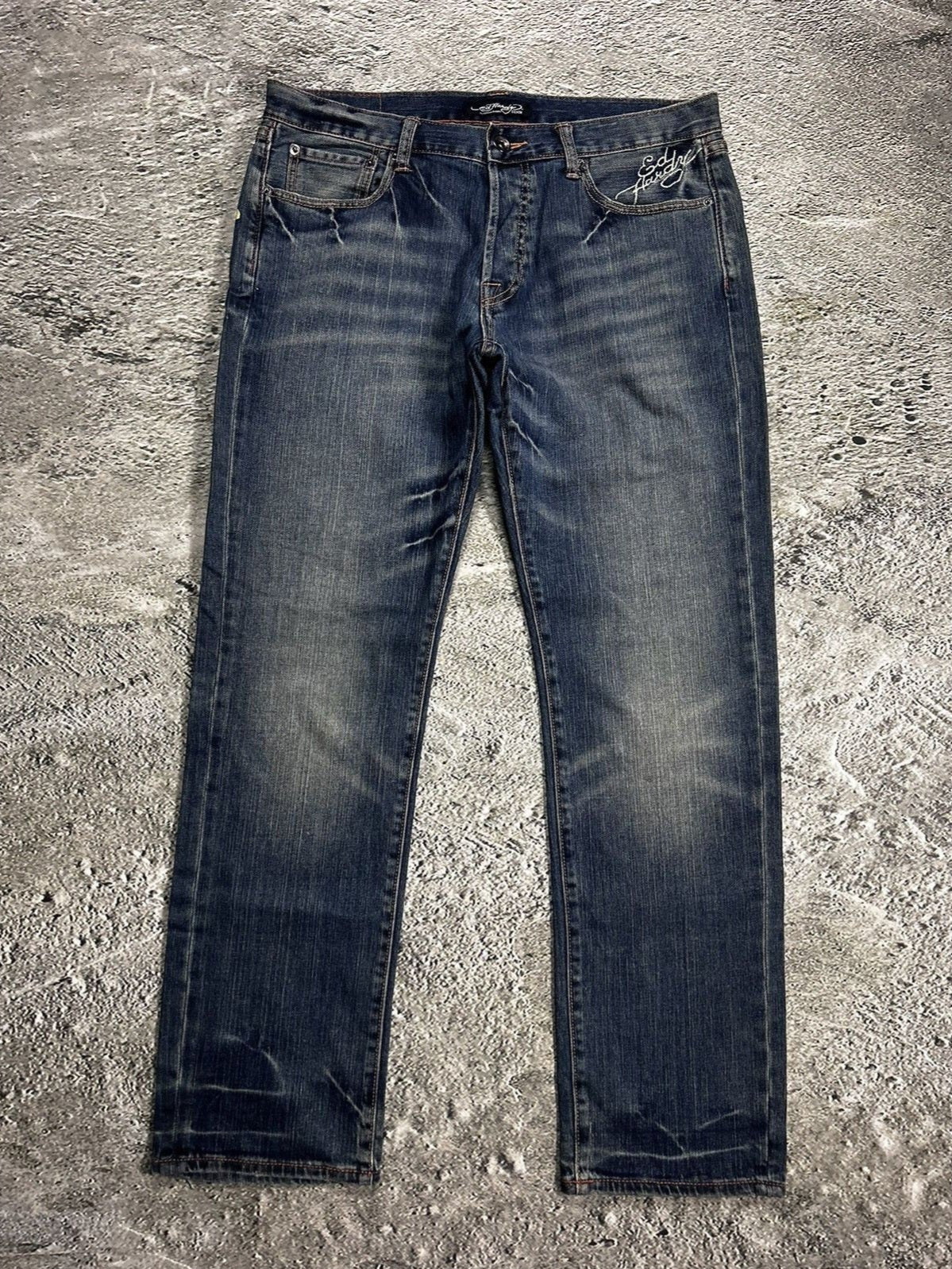 Ed Hardy NYC Graphic Jeans – Luxandluxy