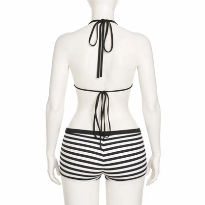 Eileen Striped Bikini Set