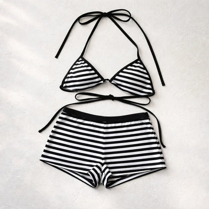 Eileen Striped Bikini Set