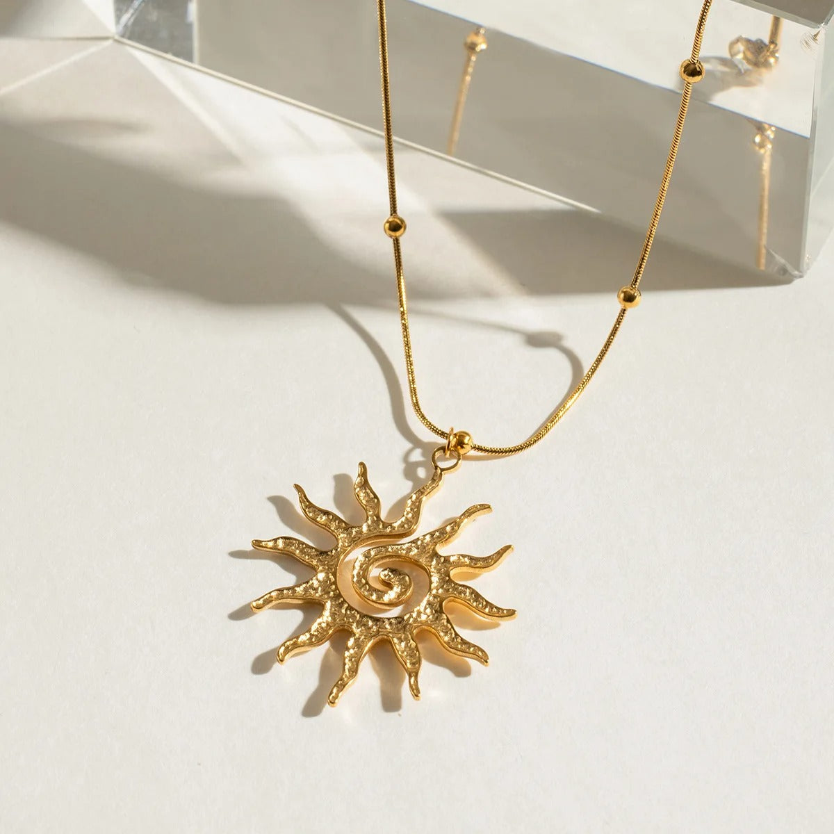 Empress Sun Pendant Necklace