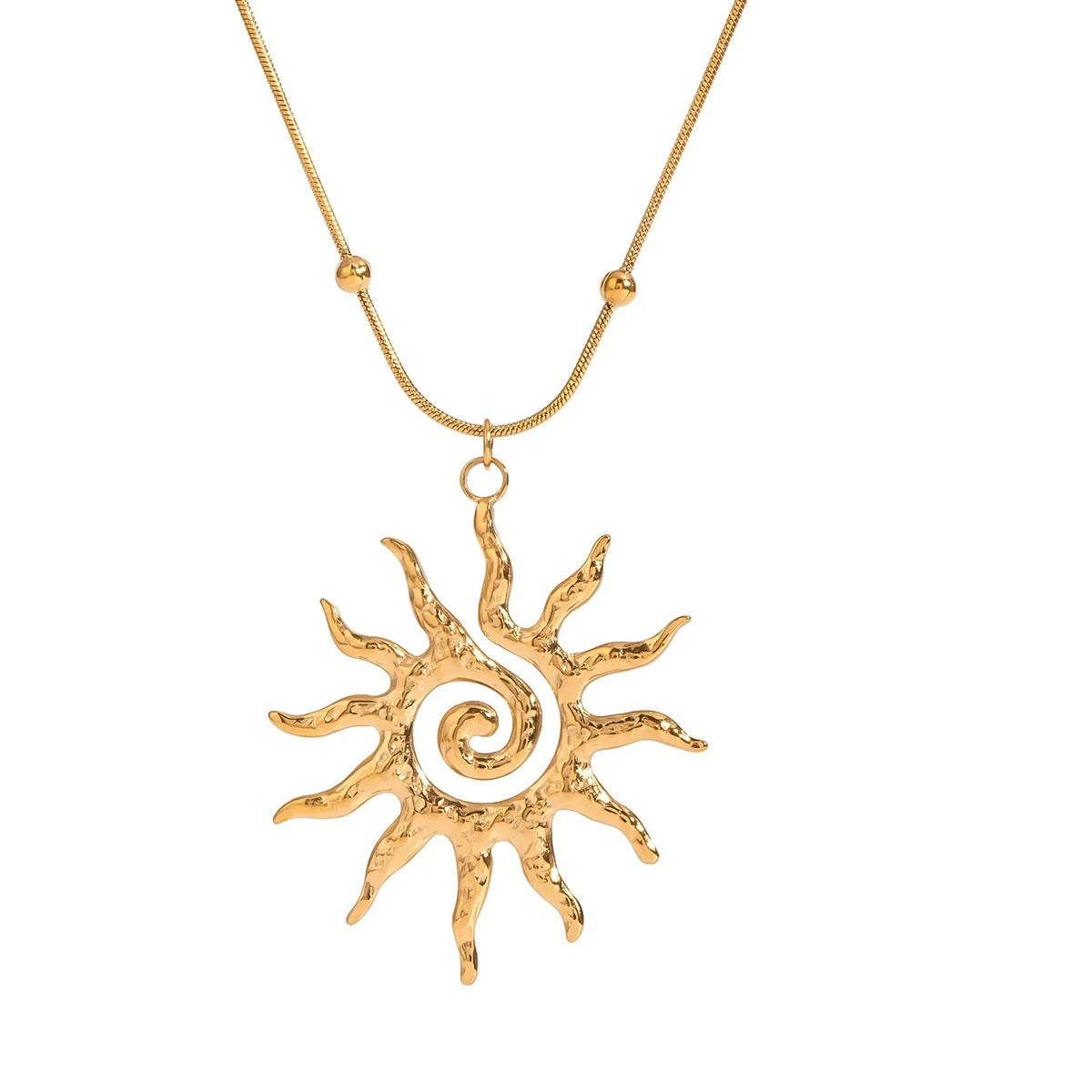 Empress Sun Pendant Necklace