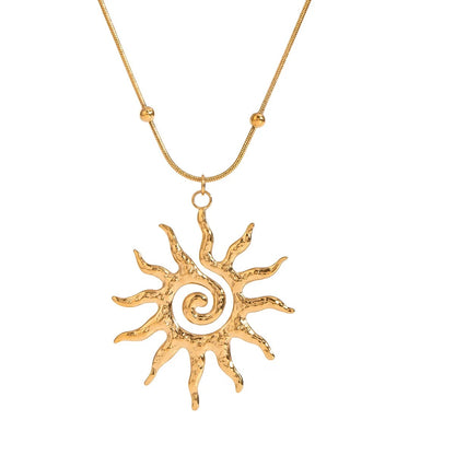 Empress Sun Pendant Necklace