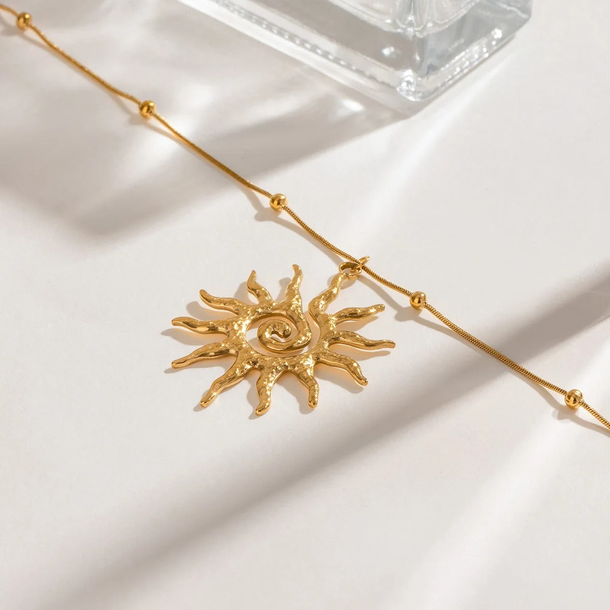 Empress Sun Pendant Necklace