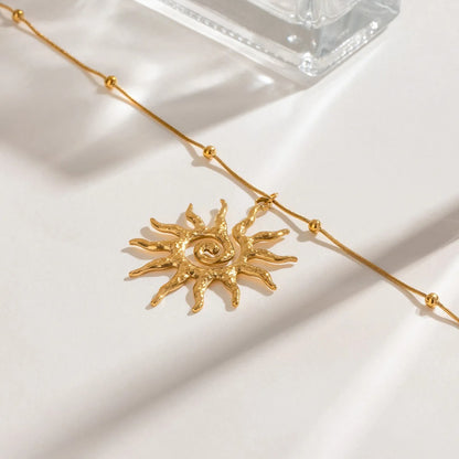 Empress Sun Pendant Necklace
