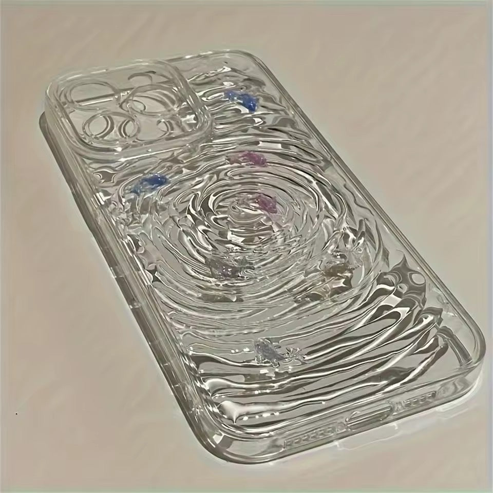 Radial Ripples iPhone Case