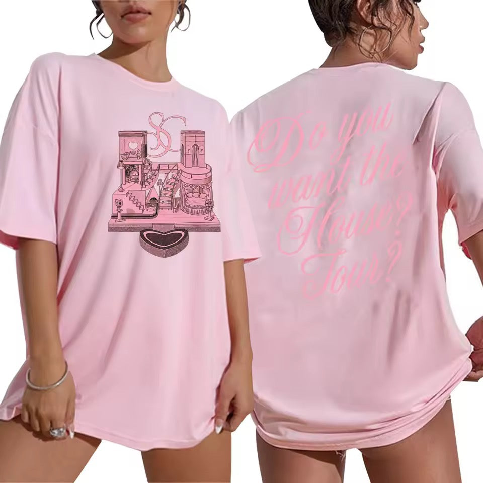 Sabrina Carpenter “House Tour” Oversized Tee